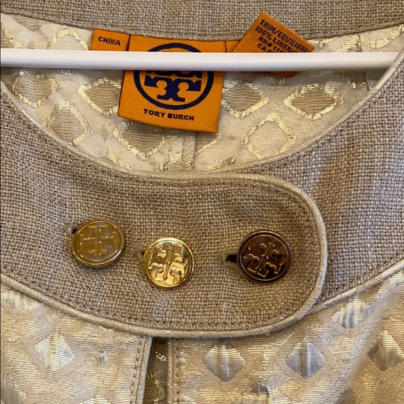 Tory Burch Linen dress size 6 fits more like a 4! - Picture 2 of 9